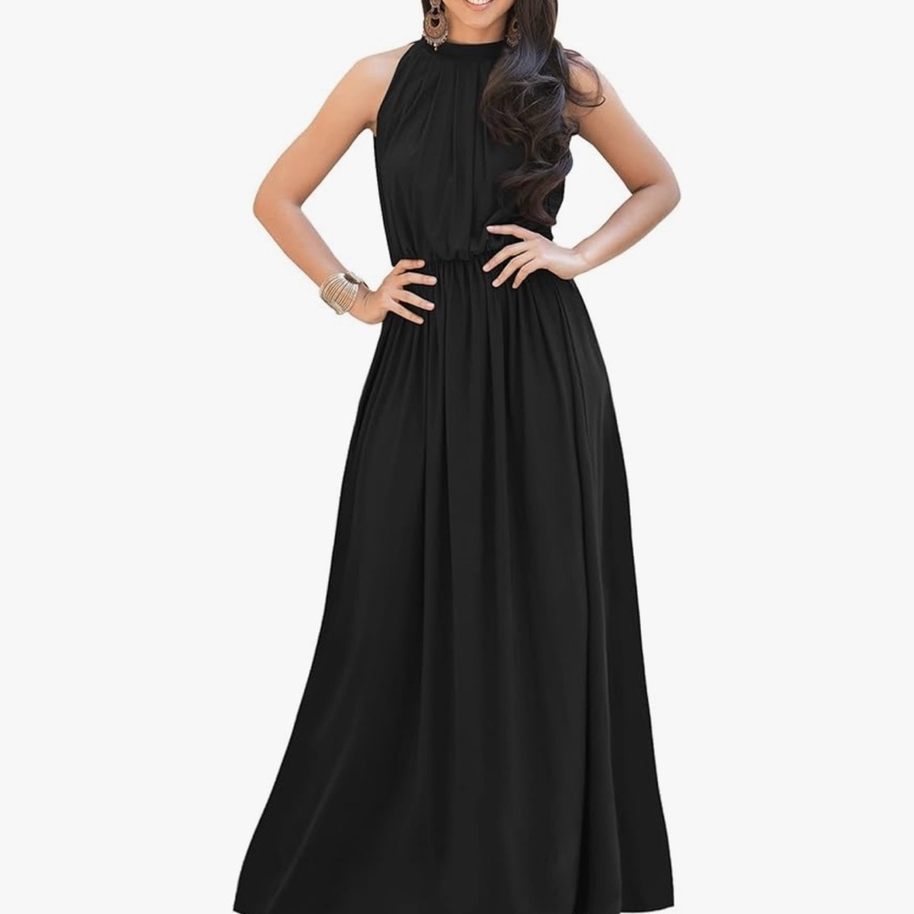 Elegant Black Maxi Dress